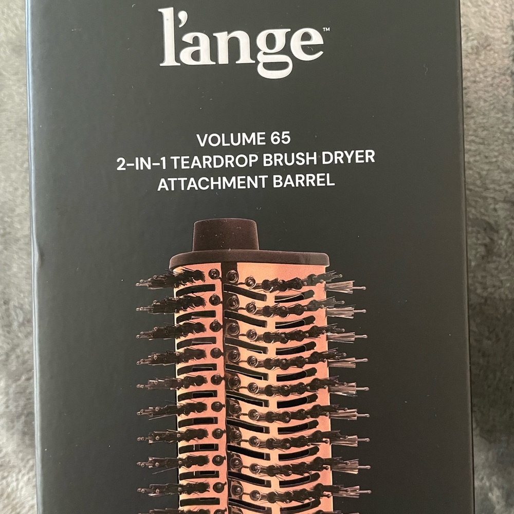 Lange Volume 65 Teardrop Brush Dryer - Black and Tan